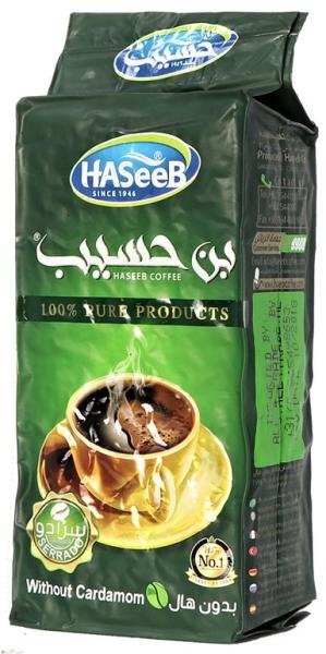 Haseeb Coffee Without Cardamom 25X 200 gr