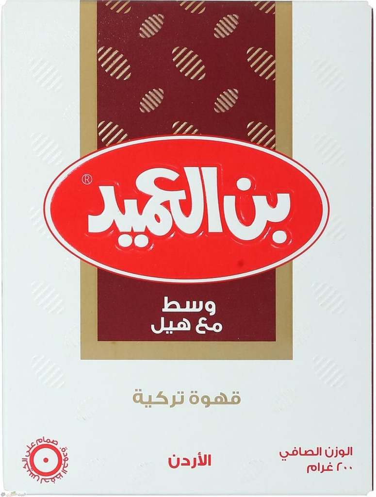 Alameed Coffee Medium with cardamom 200g