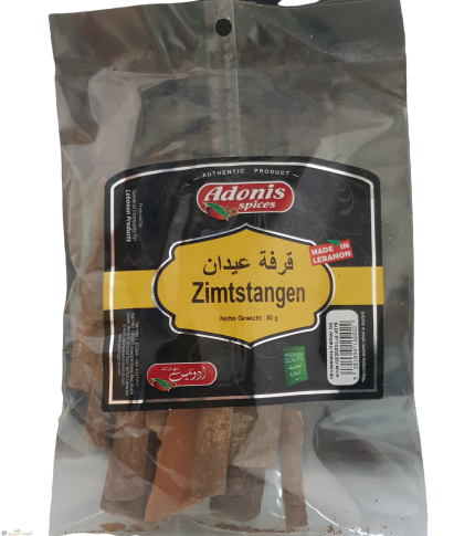 Adonis Cinnamon sticks 80gx24