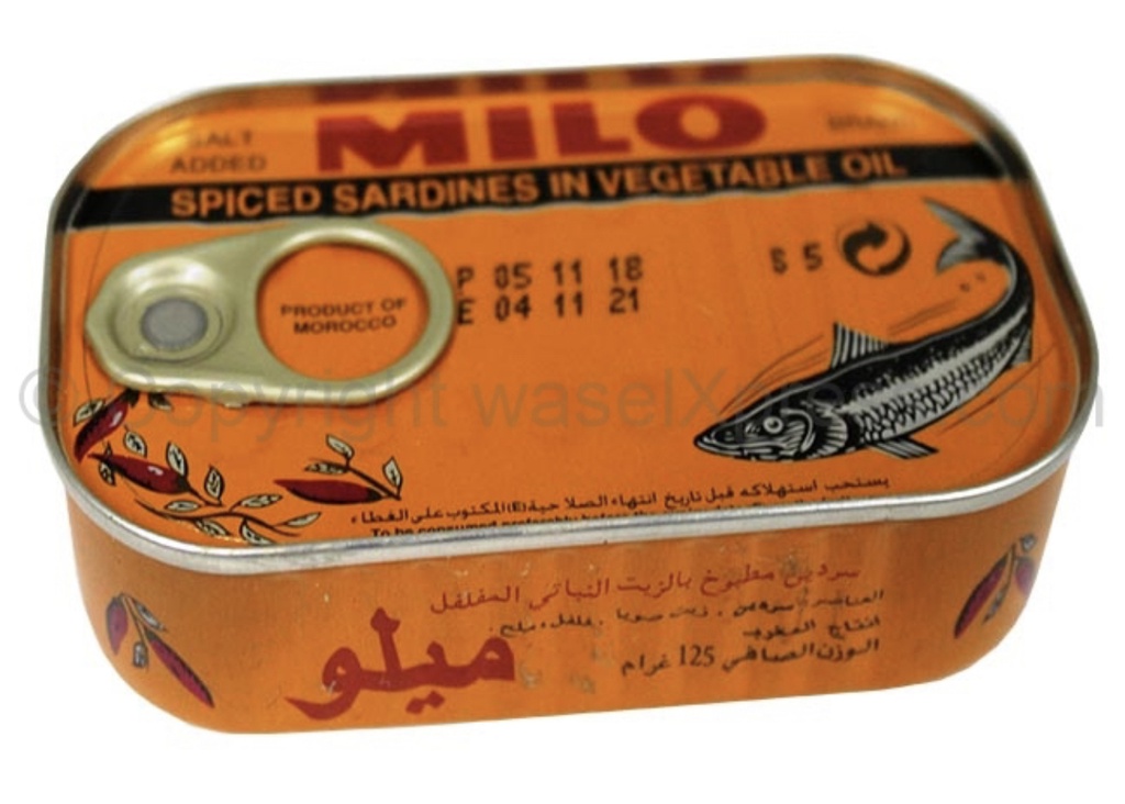 Sardine Miele125x50