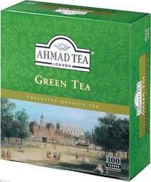 [LUX-00087] Ahmad Tea Green Tea 100 Bagsx12