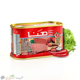 [LUX-00479] Hana Beef luncheon meat with Hot Paprika 200gx24