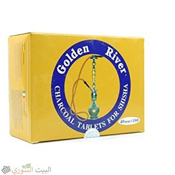 [LUX-00456] GOLDEN RIVER CHARCOAL 100X40 MM